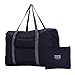 Travel Bag with High Capacity Foldable Storage Duffle Bag for Men Women (Dark Blue-waterproof)
