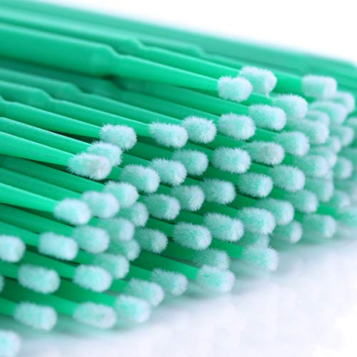 FAMILIFE 400 PCS Disposable Eyelash Extension Brush Applicators Mini Individual Mascara Brush Makeup Cotton Swabs