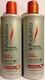 Infusium 23 Salon Hair Care - Color Defender - With Macadamia Oil - Shampoo & Conditioner Set - Net Wt. 12 FL OZ (354 mL) Per Bottle - One Set