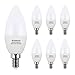 LED Candelabra Bulbs Kakanuo 6W Replace 60W E12 Base Chandelier Bulbs, Warm White 2700K B11 Led Candle Light Bulbs, Pack of 6