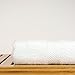 Luxury Hotel & Spa Towel 100% Genuine Turkish Cotton Hand Towels - White - Honeycomb - Set of 6