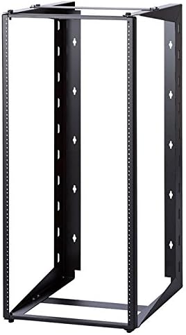 24U Dual Swing-out Open Frame Wall Mount Rack 18" Depth USA Made