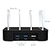 MixMart 3-Port USB Charging Station Docks for Multiple Devices like iPhone/ iPad/ Universal Smart Phones and Tablets