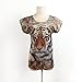 GBSELL Women Summer Fashion Animal Print Short Sleeve Casual T Shirt Tops Blouse (L, tiger)