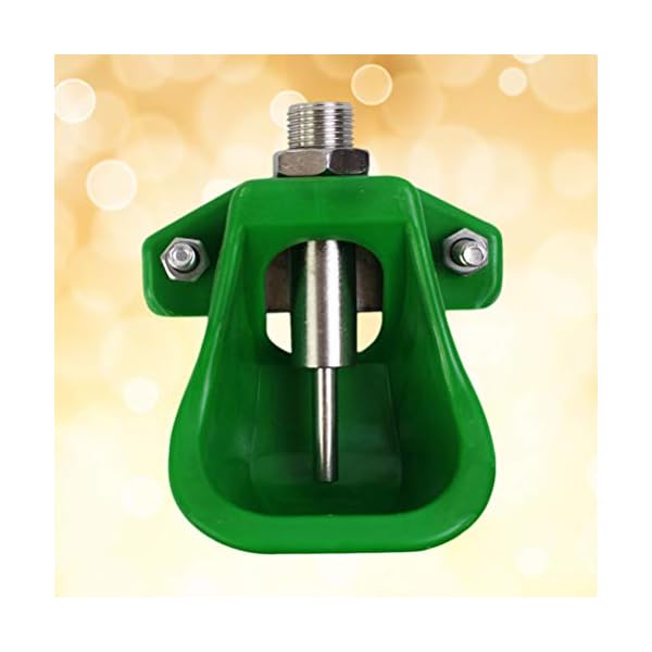 Yardwe Abbeveratoio Automatico per maiali capre Cavalli bovini Pecore Mucche Bestiame Animali pollame (Verde)