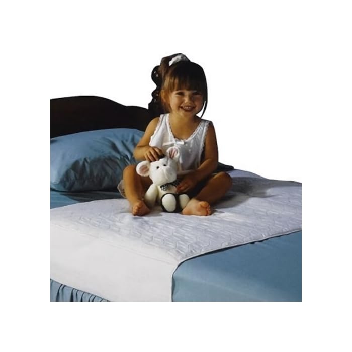 Saddle Style Reusable Waterproof Bed Pad - Made in America (34" X 36")- Single