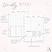2020 and remainder 2019 Dated Weekly Planner Inserts | Refill Pages for A5 Size Ring Bound Planner Systems | 5.83x8.27 inch pages | Size 5