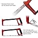 HAUTMEC 12-Inch Adjustable Tension Hacksaw with Blade Storage, 45°/90° Cutting Angles, High Tension Steel Frame & 24 TPI Bi-Metal Blade for Metal, PVC, Wood – HT0015