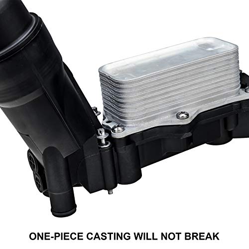 Engine Oil Cooler Filter Housing Adapter & Intake Manifold Gasket Set