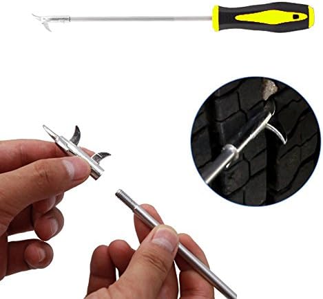 Beijiangscar Tire cleaning Car Tire Stone Removing Tool Multitools Dig Pick Car Tire Gap Thread Cleaner Valve Core Screwdriver
