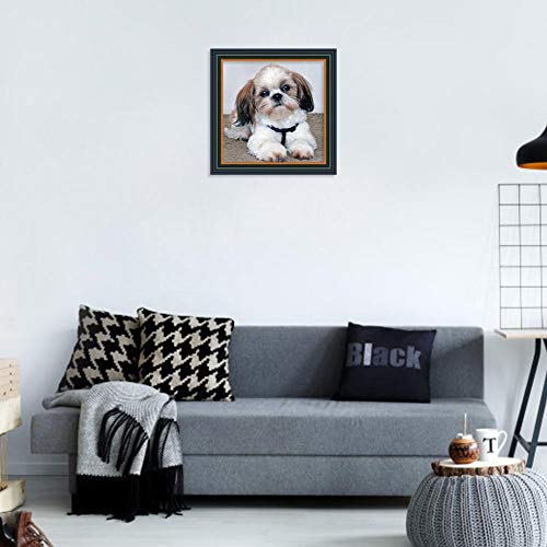 5D Diamond Painting Mosaic Making 5D DIY Diamond Painting Dog Cross Stitch Embroidery Wall Art Needlework Kit