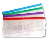 Dental Aesthetics UK Clear Plastic Zipper Bag (Set Of 2)