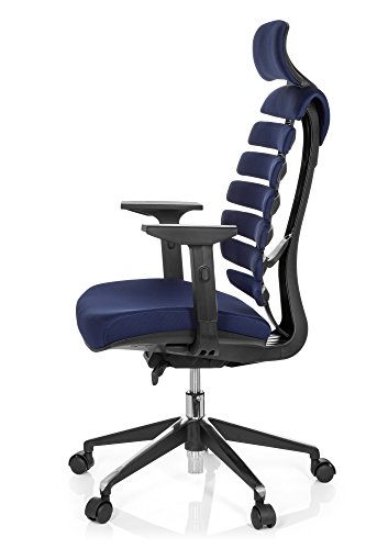 HJH-Office-Sedia-da-UfficioSedia-Girevole-Ergo-Line-II-PRO-Blu