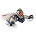 Halloween Haunters 2 Foot Animated Creepy Crawling Motion Clown Reaper Zombie Groundbreaker Moving Body LED Eyes Prop Decoration - Scary Spooky Howls, Laughs - Haunted House Party Display