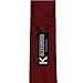 K. Alexander Skinny Burgandy Tie 2 Inch Solid Mens Tie Satin