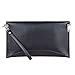 S-ZONE Women's Genuine Leather Evening Envelope Clutches Handbags Shoulder Bag