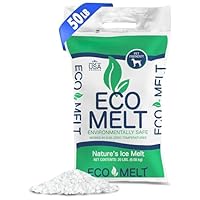 Snow Joe Eco Melt Premium Pet-Safe Ice Melt – Fast-Acting, Concrete Safe, Low-Tracking Deicer with Liquid Heat, Works to -25°F