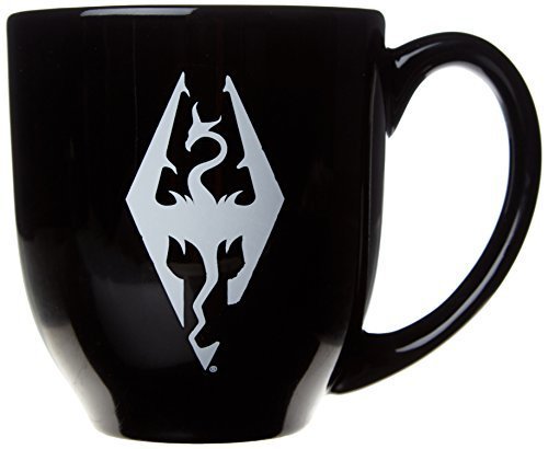 Skyrim coffee mug black by Gamer Merchandise UK
