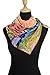 Luxurious 100% Charmeuse Silk World Famous Oil Painting Collection Long Scarf Shawl with Hand Rolled Edge, Wassily Kandinsky's