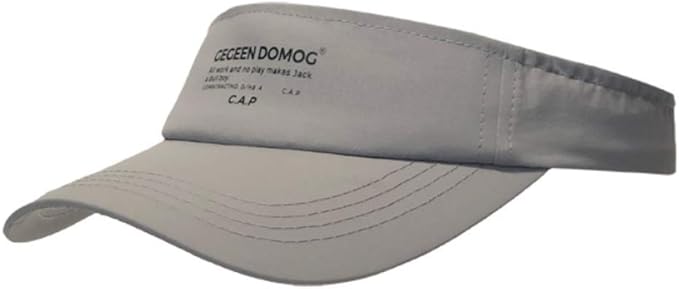 Amazon Croogo 日焼け防止 サンバイザー スポーツ サンバイザー テニスハット メンズ ゴルフ キャップ レディース ランニング ウォーキング ハイキング ビーチ帽子 Uvカット スポーツ 軽量 紫外線対策 テニス ゴルフ レディーズ Kd01 グレー キャップ 通販