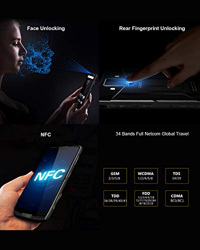DOOGEE-S90-C-Robusto-Smartphone-Antigolpes-Todoterreno618-Pulgada-IP68IP69K-Impermeable-Android-90-Telefonos-Movil-Libres-Dual-SIM-4128GB10050mAh-Power-Modular-Incluido1688MPNFCGPS-Negro