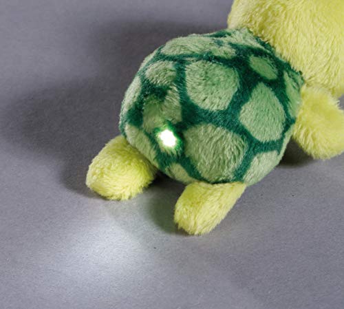 NICI 44787 LED-Plüsch-Handtaschenlicht Schildkröte Slippy 9cm, grün – Bild 3