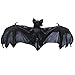 ATDAWN Halloween Hanging Bats, Nylon Hanging Bats, Realistic Looking Spooky Bats, Flying Bats Halloween Decoration, 3 Pack