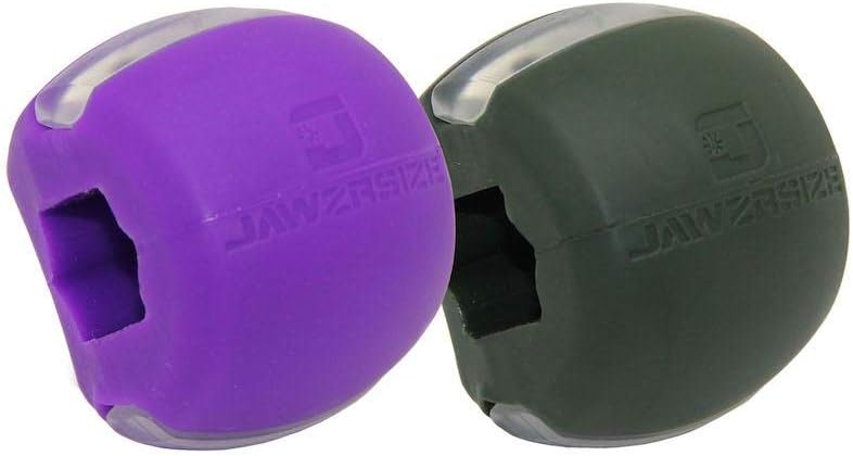 Jawzrsize Facial Toner, Jaw Exerciser And Neck Toning Equipment - (Level 3&4) - Includes Starter-Pack Case.
