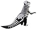 LOLANTA Adult Giant Skeleton Inflatable Dinosaur Costume T-Rex Blow up Dino Fossil Costume