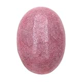 Beadaholique Pink Rhodonite Gemstone Oval Flat-Back Cabochons 25x18mm (1 Piece)