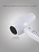 HTG 1000W Tourmaline Dual Voltage Travel Hair Dryer 120/240V With Folding Handle and Light Weight Hair Dryer Real 1000W Mini Hair Dryer Dual Voltage Folding Handle ALCI Plug Travel Blow Dryer (White)