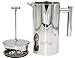 Platinum French Press Coffee Stainless Steel Double Wall 1000ml / 34OZ 1 Liter Insulated Double Wall. Makes 8 Cups or Mugs, No Plastic or Glass Coffee Tea Lovers, Fresh Brewed Best tasting #1 Coffee !
