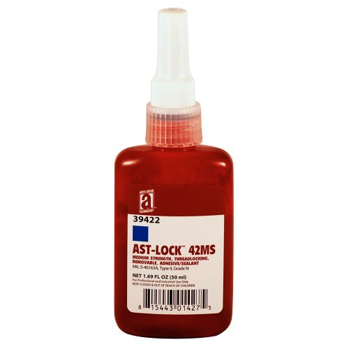 AST-LOCK 39422 42MS Anaerobic Threadlocker, 50 mL, Blue