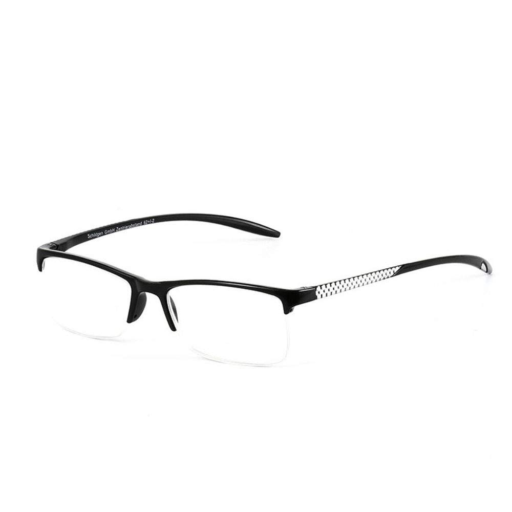 plastic half rim eyeglasses