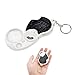 OLLGEN Mini 8 X 20X Folding Magnifying Glass Loupe,Pocket Sized Dual Lens LED Magnifier with Keychain,Innovative Battery Cover Design,Small Loupe Lens for Jewelry Diamonds Coins Stamps Map Reading