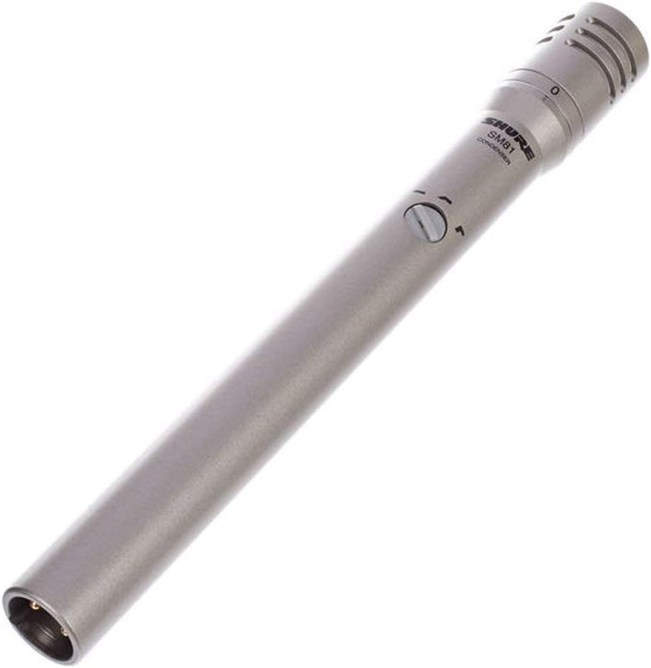 Shure SM81-LC Cardioid Condenser Instrument Microphone (Renewed): Home Audio & Theater