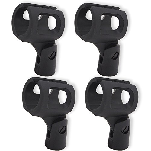 Performance Plus MH4W-4 Indestructible Large Barrel/Wireless Microphone Holders - Buy 3 Get 1 Free