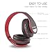 FX-Viktaria Over Ear Headphones, Headset with Microphone, Foldable and Lightweight, Support TF Card, USB Charging Headset, MP3 Mode and FM Radio for Cellphones, Laptop (Redblack)thumb 2