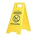 Swimming Pool Caution Warning Safety Floor Sign, 