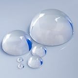 1-1/2" Round Solid Clear Acrylic Cabochon Half-Ball