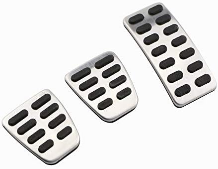 GLEETABANC Car Stainless Steel Gas Pedal Brake Pedals Cover,For Kia Rio K2 2012-2017 Soul 2013-2016 Cerato Car Styling
