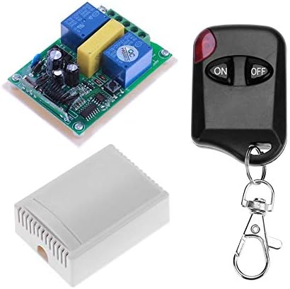 2CH Relay Receiver+RF Transmitter Wireless Remote Control Switch (ON/Off)