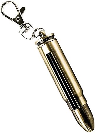 OPG3 Permanent Waterproof Match Emergency Kit Fire Starter Keychain Aluminum Flint Metal Match Camping Equipment Survival Gear (Bullet Match)