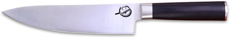 Cozypeak Premium Professional Chef Knife With Gift Case - Japanese High Carbon Stainless Steel Razor Sharp & Balanced 8 Inch Heavy Duty Kitchen Blade - Great For Cutting, Slicing, Dicing, Chopping