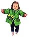 Kidorable Boys' Little Frog All Weather Waterproof Coat, Green, 3T