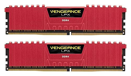 Corsair-Vengeance-LPX-Mdulo-de-memoria-XMP-20-de-alto-rendimiento-de-16-GB-2-x-8-GB-DDR4-2400-MHz-C16-color-rojo