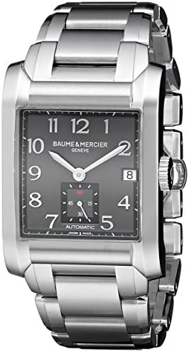 Baume & MercierMen's A10048 Hampton Analog Display Swiss Automatic Silver Watch