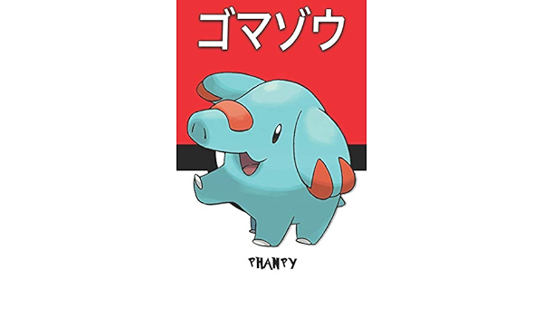 Phanpy ゴマゾウ Gomazou Pokemon Notebook Blank Lined Journal By Legends Lickitung Amazon Ae