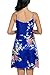Avidlove Women's Peacock Nightshirts Satin Chemises Slip Sexy Sleepwear Sky Blue Small