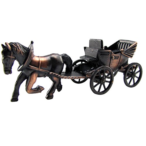Horse & Carriage Die Cast Toy Pencil Sharpener Miniature 1:48 O Train Scale Replica